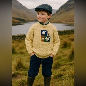 Vintage Mac Baaaa Scotland’s sweater size 9-10 years